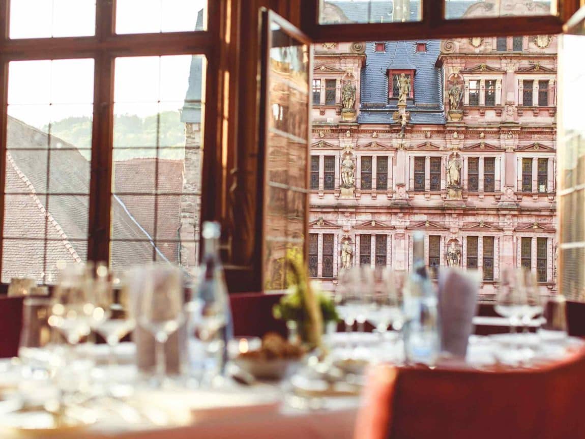 Küchenparty in der Schlossweinstube Schloss Heidelberg Essen gehen Heidelberg